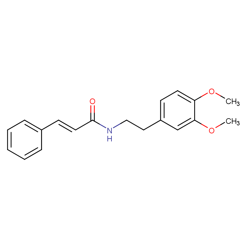  2-Propenamide,N-[2-(3,4-dimethoxyphenyl)ethyl]-3-phenyl-, (2E)-  CAS: 29946-61-0